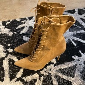 Steve Madden lace up booties